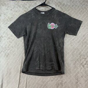 Stedman Kids L T-Shirt Gray Offroad Racing Graphic Short Sleeve Vintage 90s